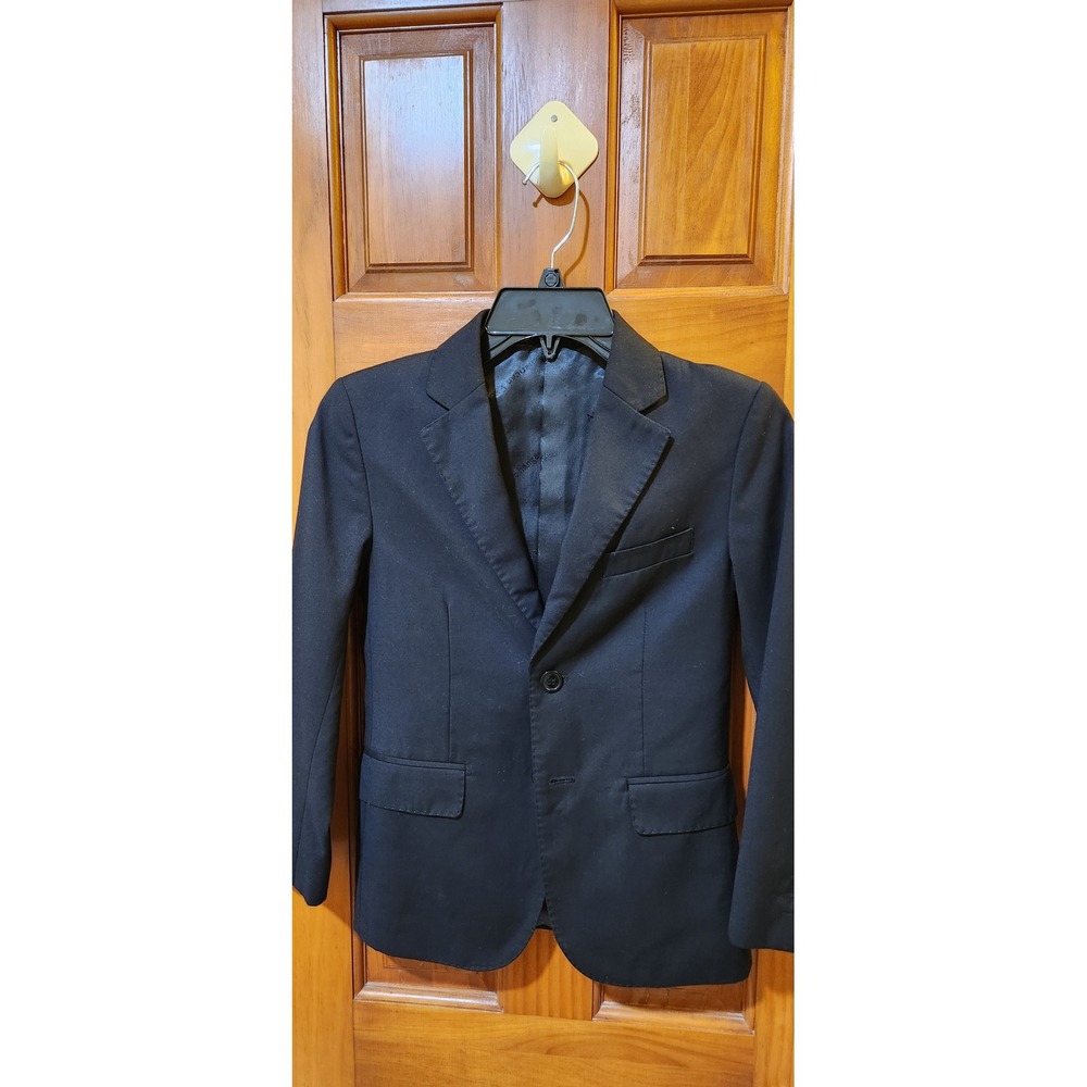 American Exchange Boys Black Blazer Suit Jacket Formal Wedding Size 8 - Picture 1 of 5